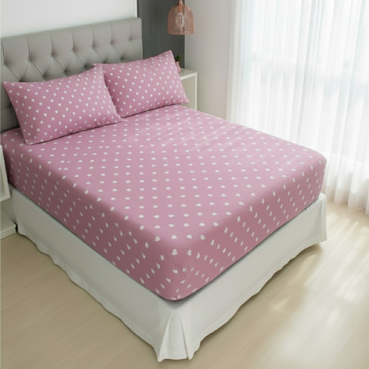 Jogo de Lençol Queen 3 Pçs - Marselha 1 Jogo de Lençol Queen 3 Pçs - Marselha