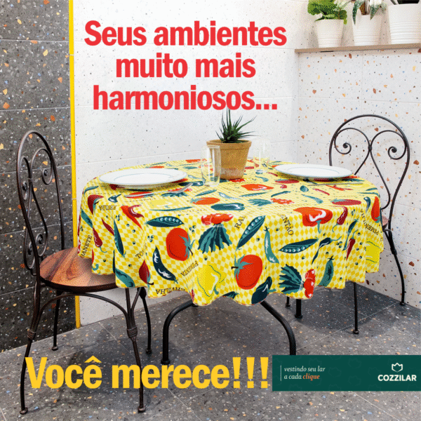 Toalha de Mesa Redonda - Modelo 2 - Imagem 2
