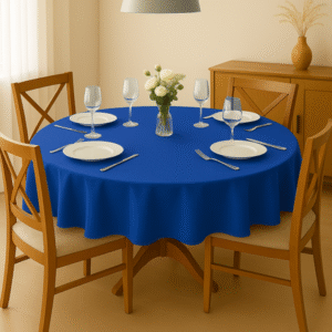 Toalha de Mesa Redonda 1,40 x 1,40 - Azul