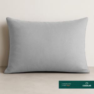 Fronha Avulsa Malha 100% Algodão - Cinza