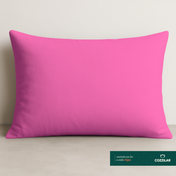 Fronha Avulsa Malha 100% Algodão - Pink