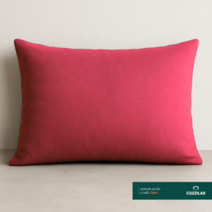 Fronha Avulsa Malha 100% Algodão - Vermelho