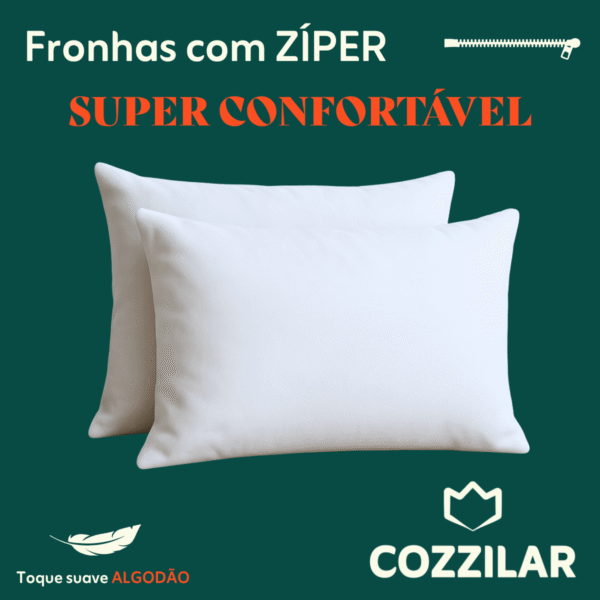 Fronha Avulsa Malha 100% Algodão - Branco - Imagem 2