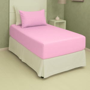 Jogo de Lençol Solteiro 2 Pçs - Rosa