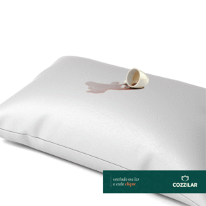 Kit 2 Capas Impermeáveis Para Travesseiro Premium – Cinza