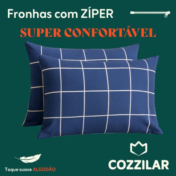 10 Fronha Avulsa Malha 100% Algodão - Nancy - Imagem 2