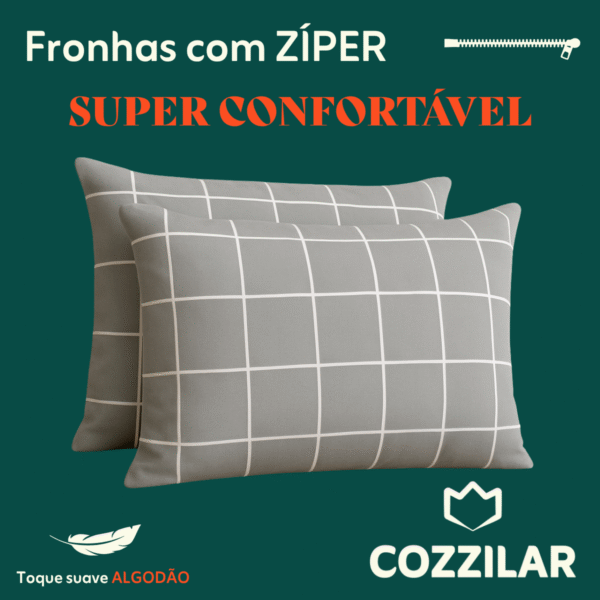 10 Fronha Avulsa Malha 100% Algodão - Pavia - Imagem 2