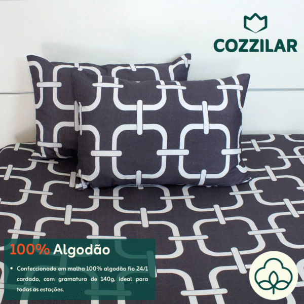 10 Fronha Avulsa Malha 100% Algodão - Cosenza - Imagem 3