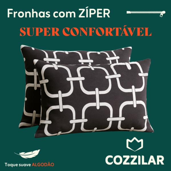 10 Fronha Avulsa Malha 100% Algodão - Cosenza - Imagem 2
