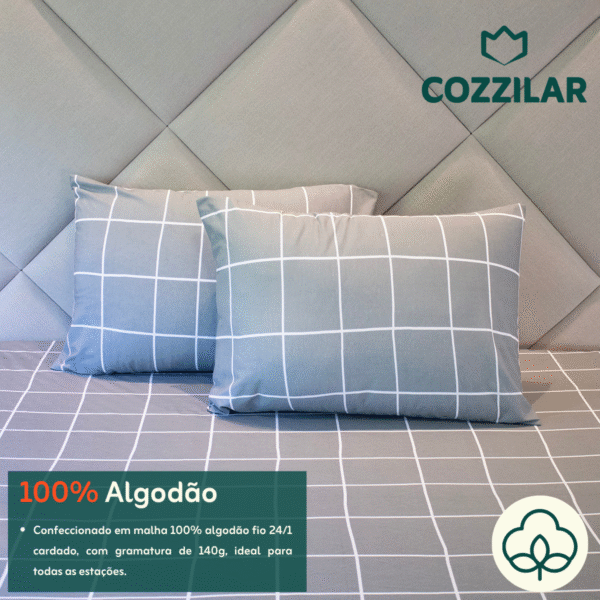 10 Fronha Avulsa Malha 100% Algodão - Pavia - Imagem 3