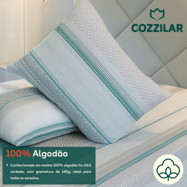 4 Fronha Avulsa Malha 100% Algodão - Florença - Imagem 2