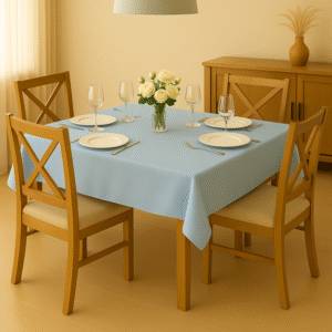 10 Toalhas de Mesa 4 Lugares - Azul Bebê