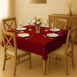 Toalha de Mesa 6 Lugares  - Vinho
