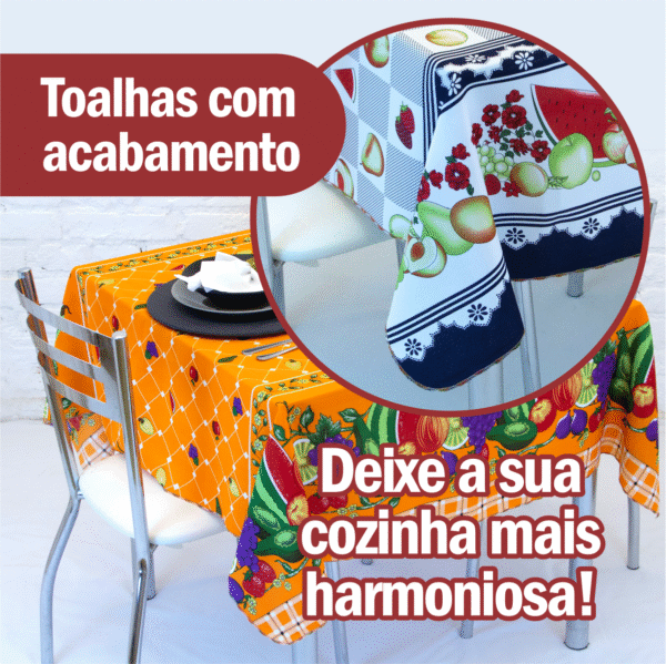 Toalha de Mesa 6 lugares - Imagem 3