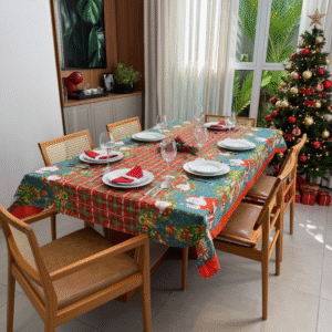 Toalha de Mesa Natal 6 Lugares