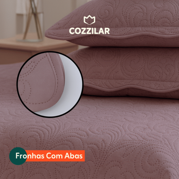 Colcha Classic - Cinza Uva - Imagem 3
