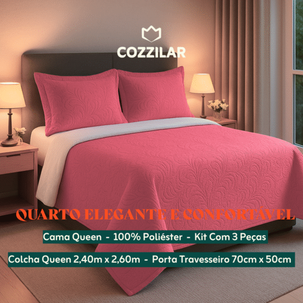 Colcha Classic - Rosa - Imagem 2