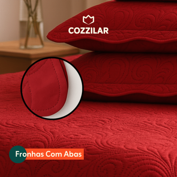 Colcha Classic - Vermelho - Imagem 3