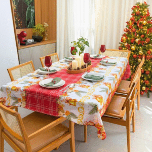 Toalha de Mesa Natal 6 Lugares